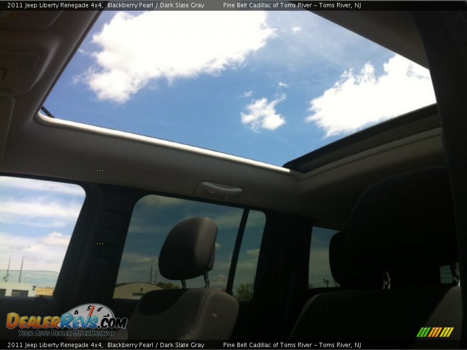 2011 Jeep Liberty Renegade 4x4 Blackberry Pearl / Dark Slate Gray Photo #8