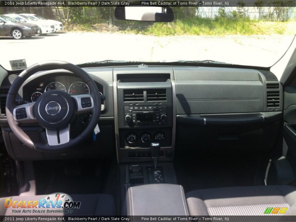 2011 Jeep Liberty Renegade 4x4 Blackberry Pearl / Dark Slate Gray Photo #9