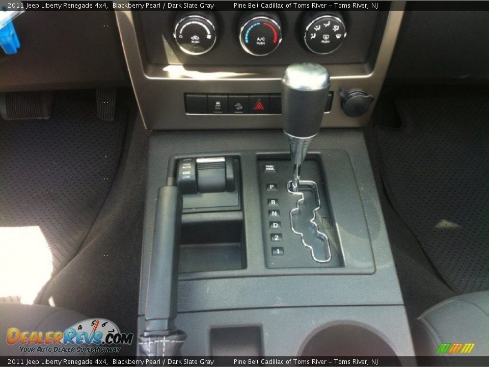 2011 Jeep Liberty Renegade 4x4 Blackberry Pearl / Dark Slate Gray Photo #13