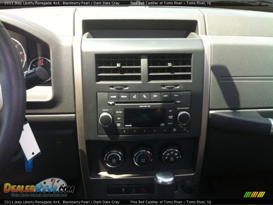 2011 Jeep Liberty Renegade 4x4 Blackberry Pearl / Dark Slate Gray Photo #14