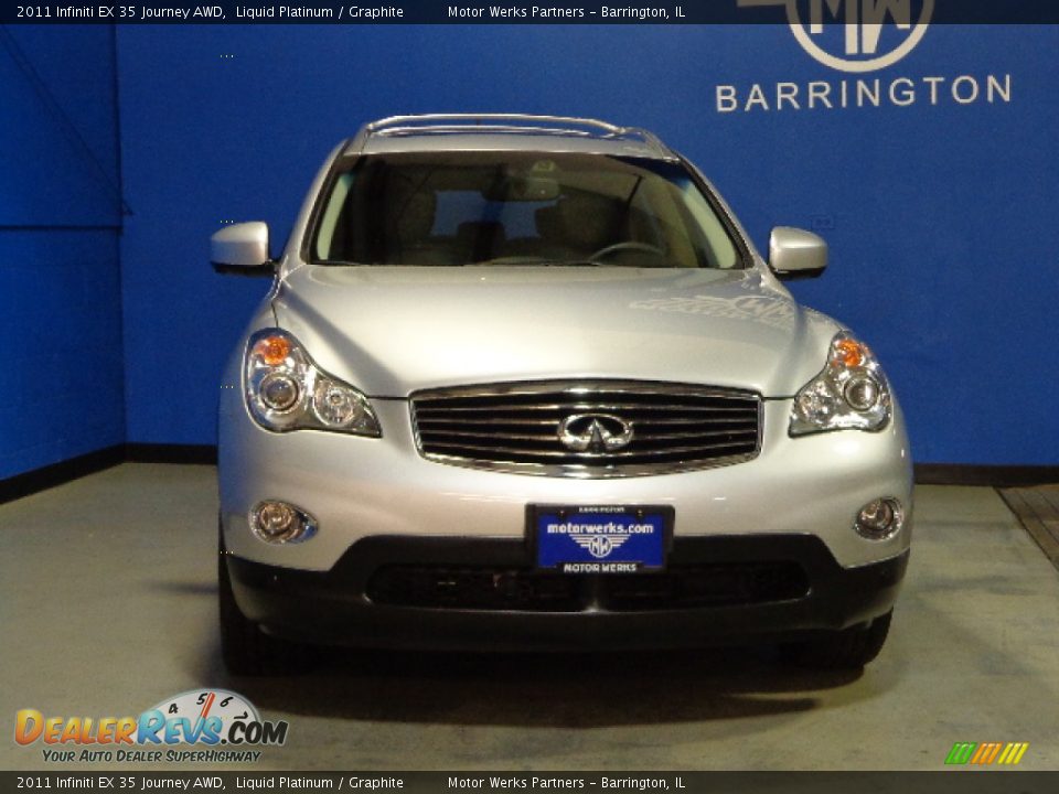 2011 Infiniti EX 35 Journey AWD Liquid Platinum / Graphite Photo #2