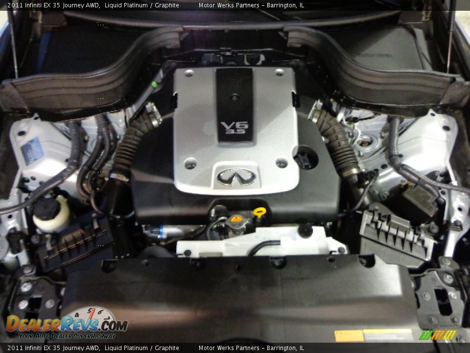 2011 Infiniti EX 35 Journey AWD Liquid Platinum / Graphite Photo #6