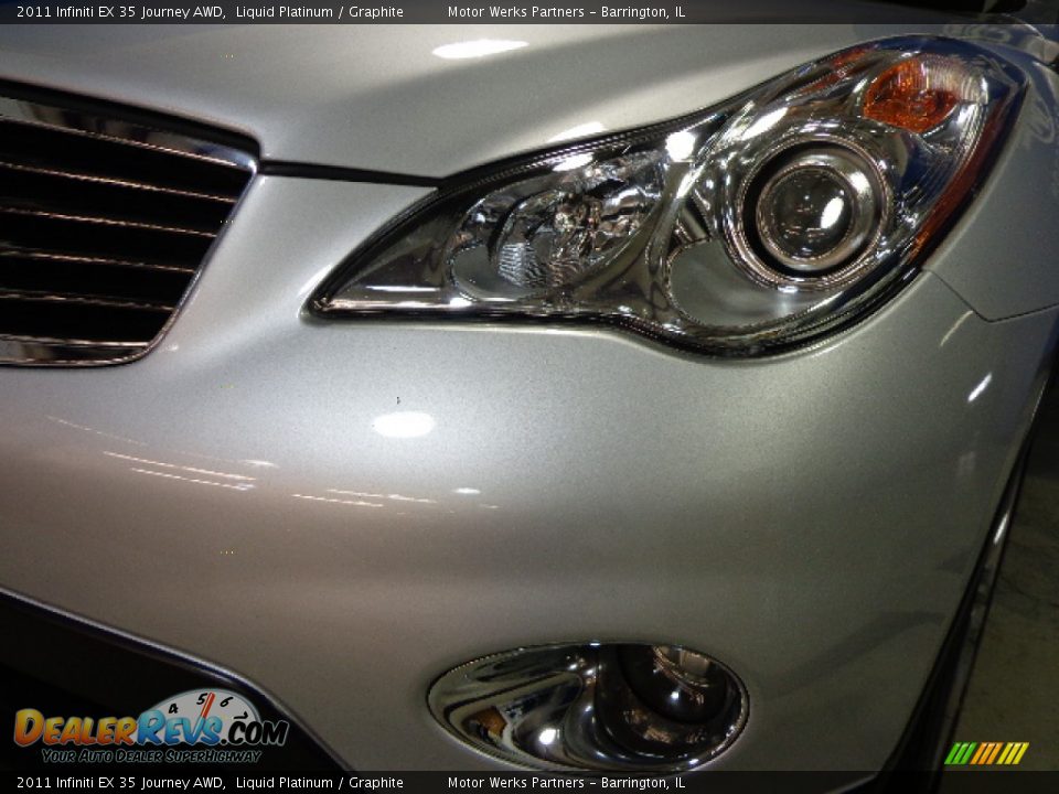 2011 Infiniti EX 35 Journey AWD Liquid Platinum / Graphite Photo #7