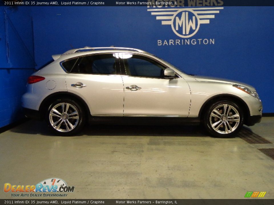 2011 Infiniti EX 35 Journey AWD Liquid Platinum / Graphite Photo #8