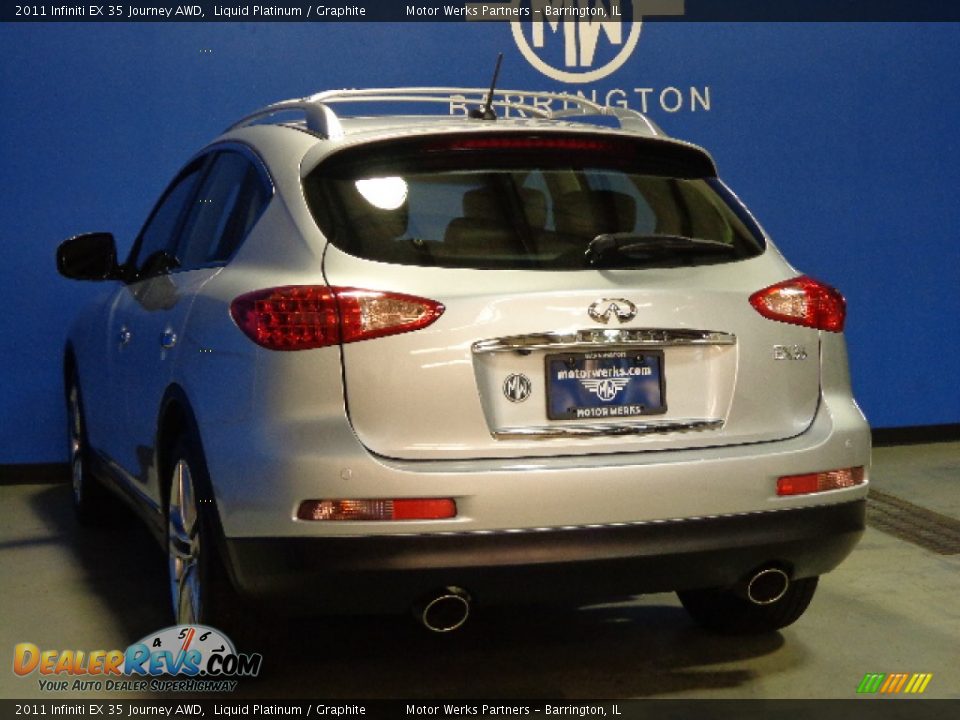 2011 Infiniti EX 35 Journey AWD Liquid Platinum / Graphite Photo #9