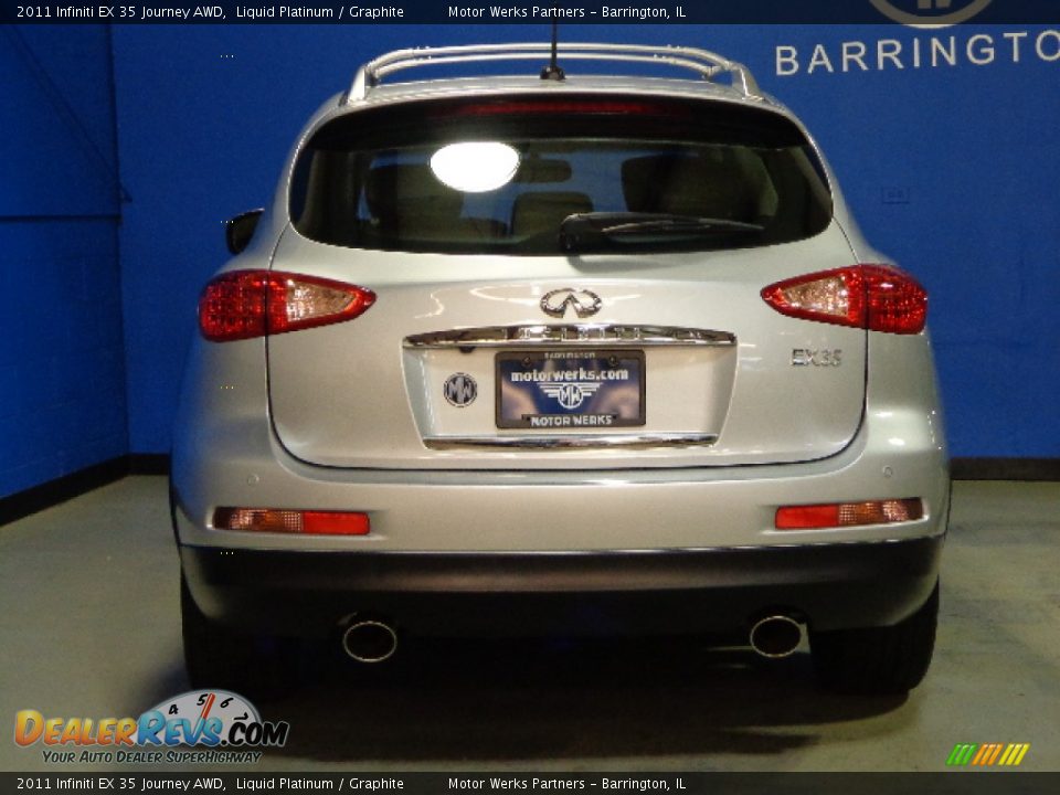 2011 Infiniti EX 35 Journey AWD Liquid Platinum / Graphite Photo #10