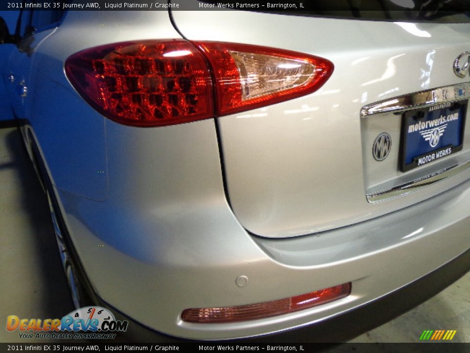 2011 Infiniti EX 35 Journey AWD Liquid Platinum / Graphite Photo #12