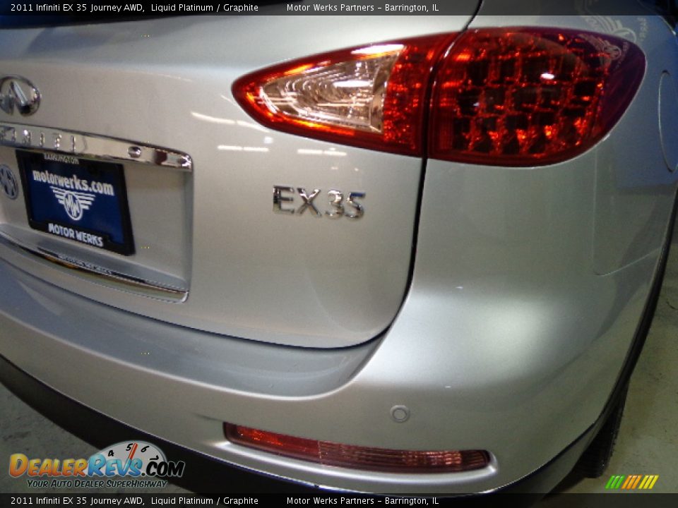 2011 Infiniti EX 35 Journey AWD Liquid Platinum / Graphite Photo #14