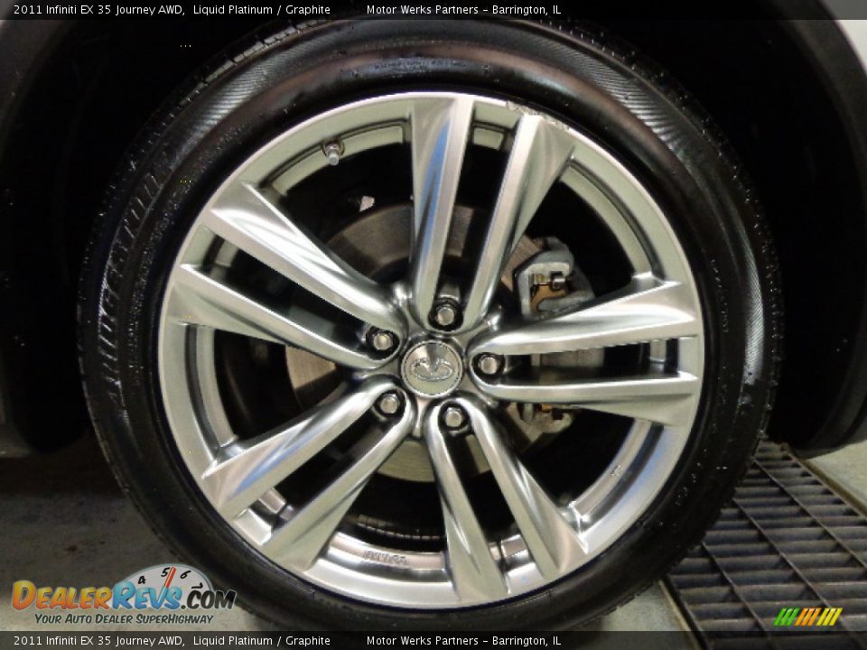 2011 Infiniti EX 35 Journey AWD Liquid Platinum / Graphite Photo #16