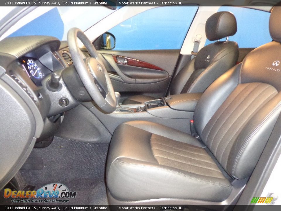 2011 Infiniti EX 35 Journey AWD Liquid Platinum / Graphite Photo #22