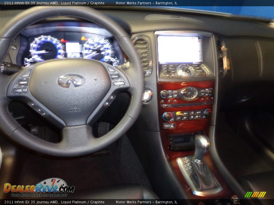 2011 Infiniti EX 35 Journey AWD Liquid Platinum / Graphite Photo #26