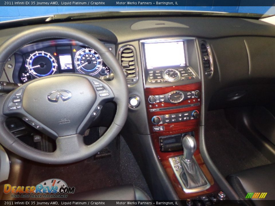 2011 Infiniti EX 35 Journey AWD Liquid Platinum / Graphite Photo #27