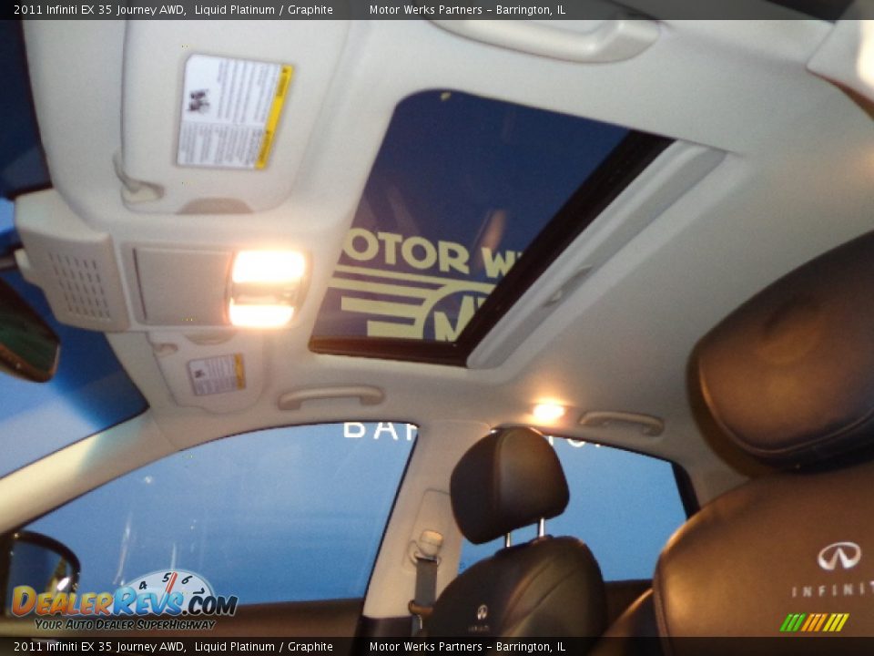 2011 Infiniti EX 35 Journey AWD Liquid Platinum / Graphite Photo #28