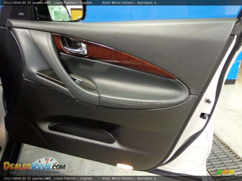 2011 Infiniti EX 35 Journey AWD Liquid Platinum / Graphite Photo #31