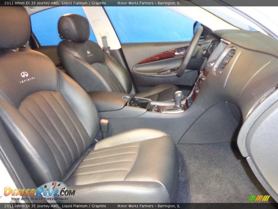 2011 Infiniti EX 35 Journey AWD Liquid Platinum / Graphite Photo #32