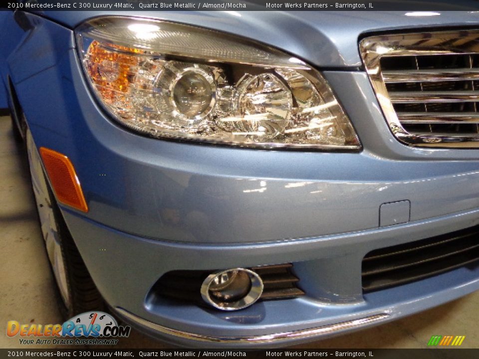 2010 Mercedes-Benz C 300 Luxury 4Matic Quartz Blue Metallic / Almond/Mocha Photo #5
