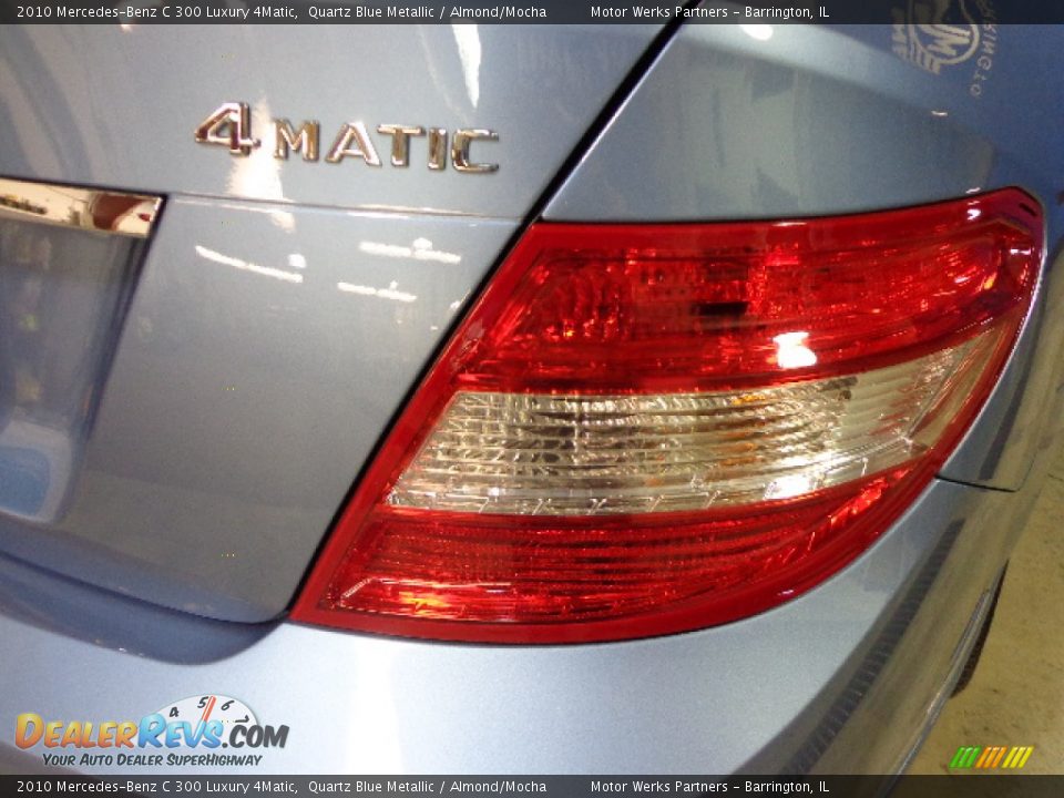 2010 Mercedes-Benz C 300 Luxury 4Matic Quartz Blue Metallic / Almond/Mocha Photo #7