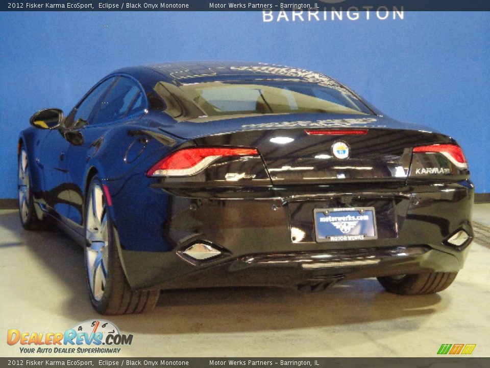2012 Fisker Karma EcoSport Eclipse / Black Onyx Monotone Photo #7