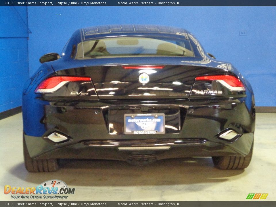 2012 Fisker Karma EcoSport Eclipse / Black Onyx Monotone Photo #8