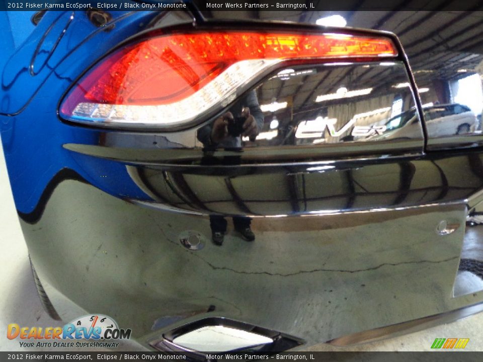 2012 Fisker Karma EcoSport Eclipse / Black Onyx Monotone Photo #10