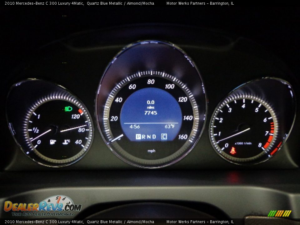 2010 Mercedes-Benz C 300 Luxury 4Matic Quartz Blue Metallic / Almond/Mocha Photo #17