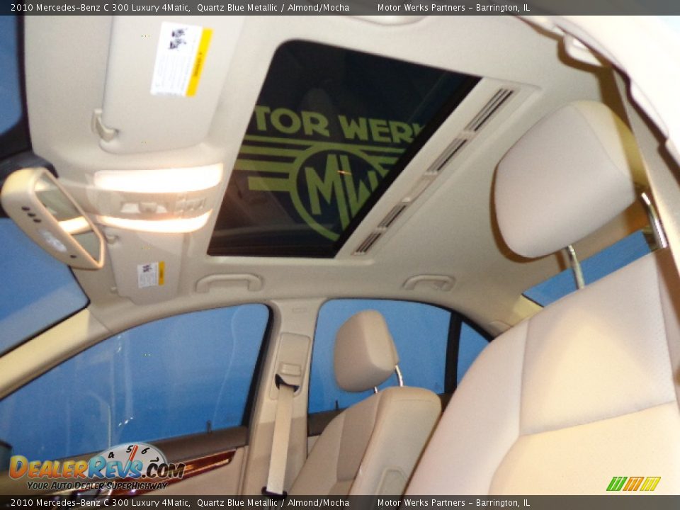 2010 Mercedes-Benz C 300 Luxury 4Matic Quartz Blue Metallic / Almond/Mocha Photo #19