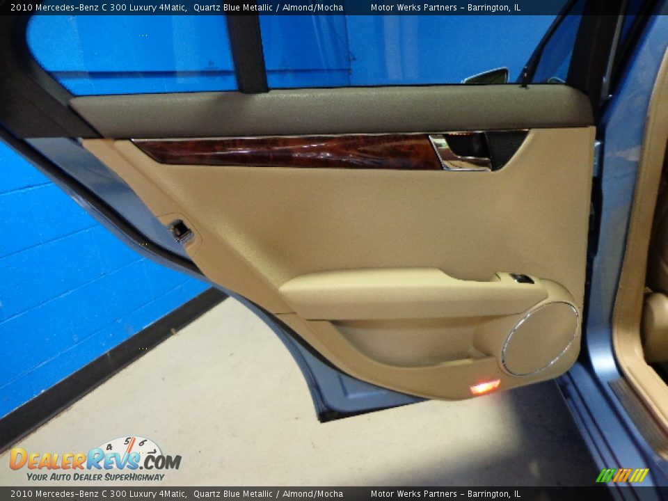 2010 Mercedes-Benz C 300 Luxury 4Matic Quartz Blue Metallic / Almond/Mocha Photo #20