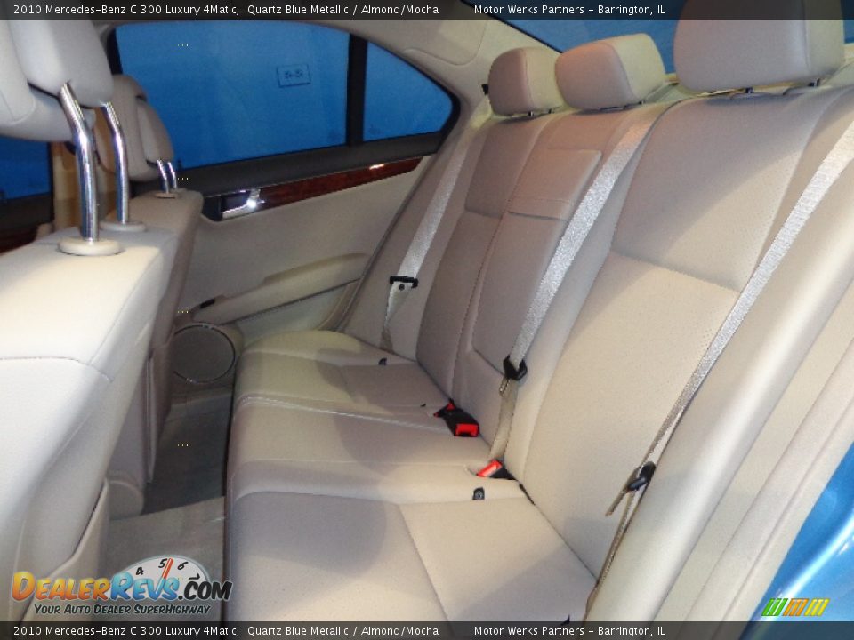 2010 Mercedes-Benz C 300 Luxury 4Matic Quartz Blue Metallic / Almond/Mocha Photo #21