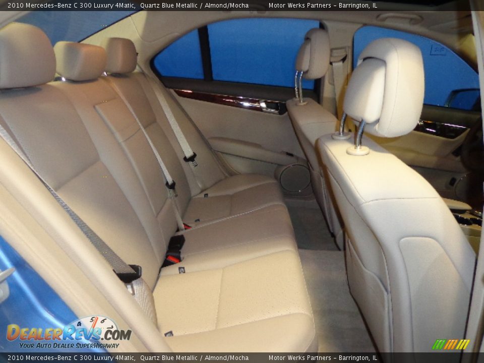 2010 Mercedes-Benz C 300 Luxury 4Matic Quartz Blue Metallic / Almond/Mocha Photo #24