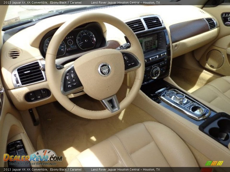 Caramel Interior - 2013 Jaguar XK XK Convertible Photo #3