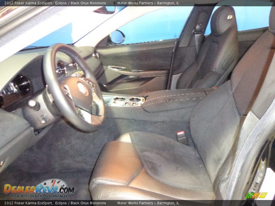 Black Onyx Monotone Interior - 2012 Fisker Karma EcoSport Photo #28