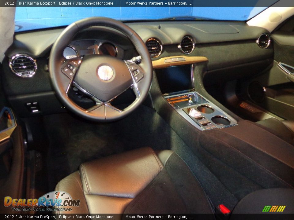 2012 Fisker Karma EcoSport Eclipse / Black Onyx Monotone Photo #29