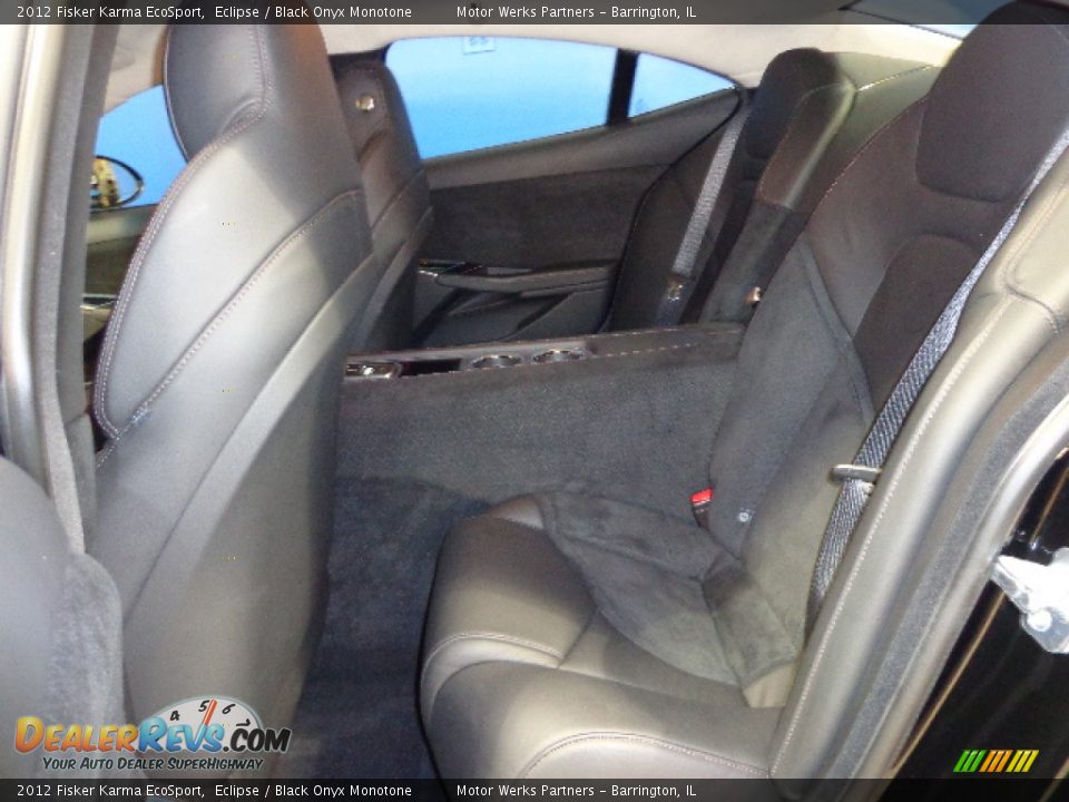 Rear Seat of 2012 Fisker Karma EcoSport Photo #30