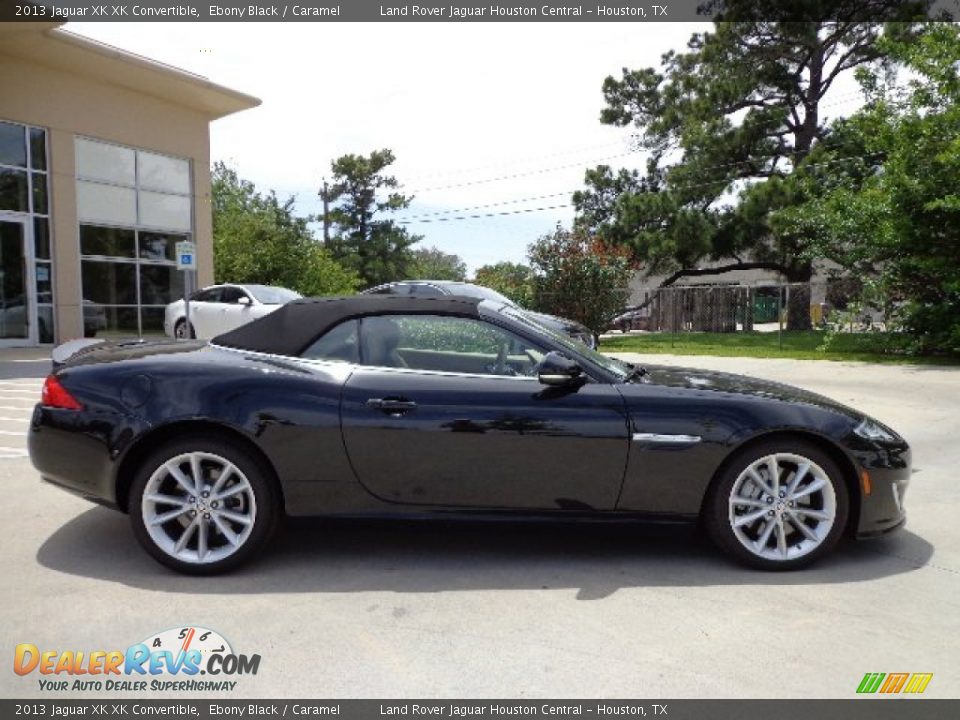 Ebony Black 2013 Jaguar XK XK Convertible Photo #11