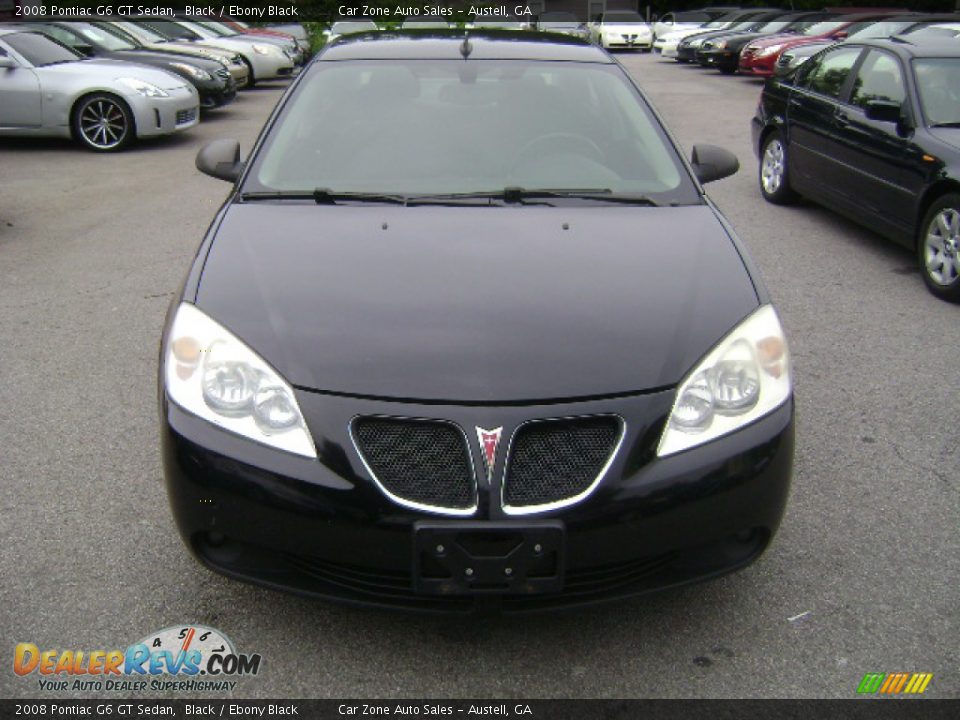2008 Pontiac G6 GT Sedan Black / Ebony Black Photo #2