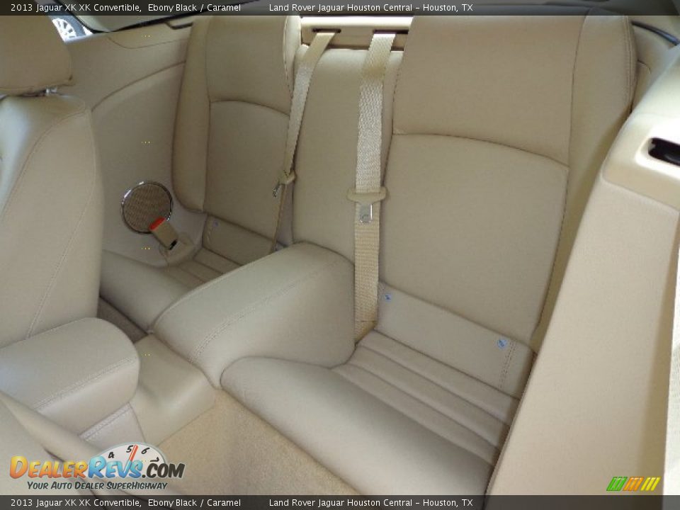 Rear Seat of 2013 Jaguar XK XK Convertible Photo #12