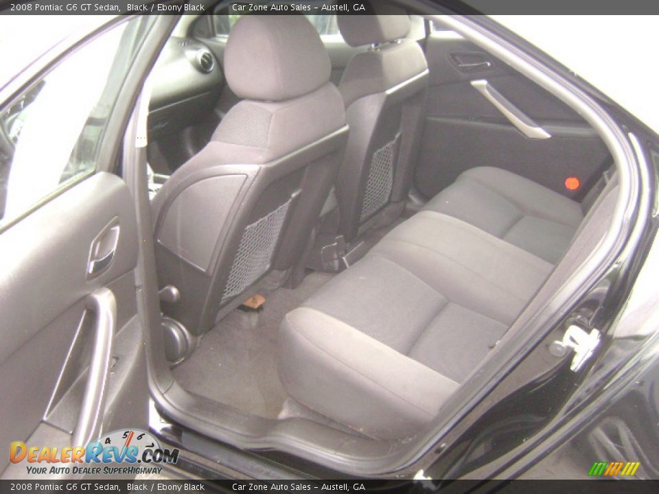 2008 Pontiac G6 GT Sedan Black / Ebony Black Photo #4