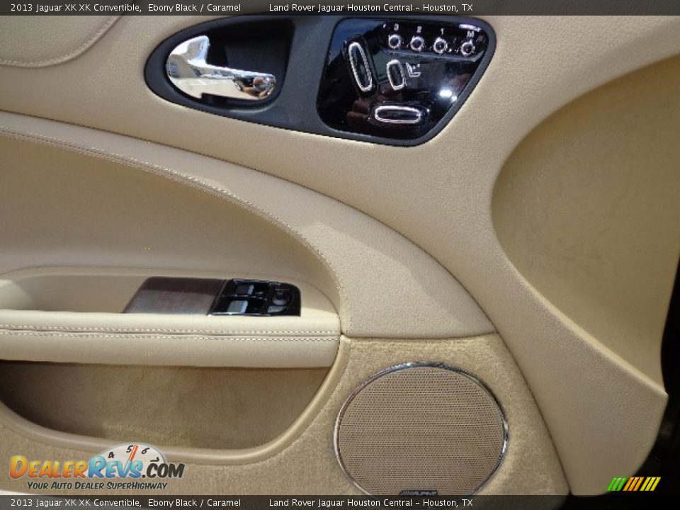 2013 Jaguar XK XK Convertible Ebony Black / Caramel Photo #15