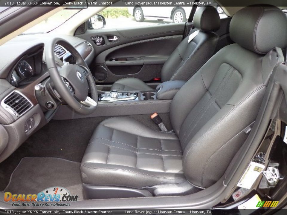 Warm Charcoal Interior - 2013 Jaguar XK XK Convertible Photo #2