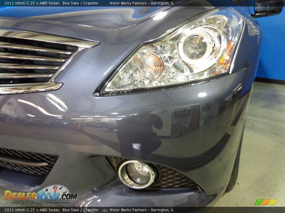 2011 Infiniti G 25 x AWD Sedan Blue Slate / Graphite Photo #5