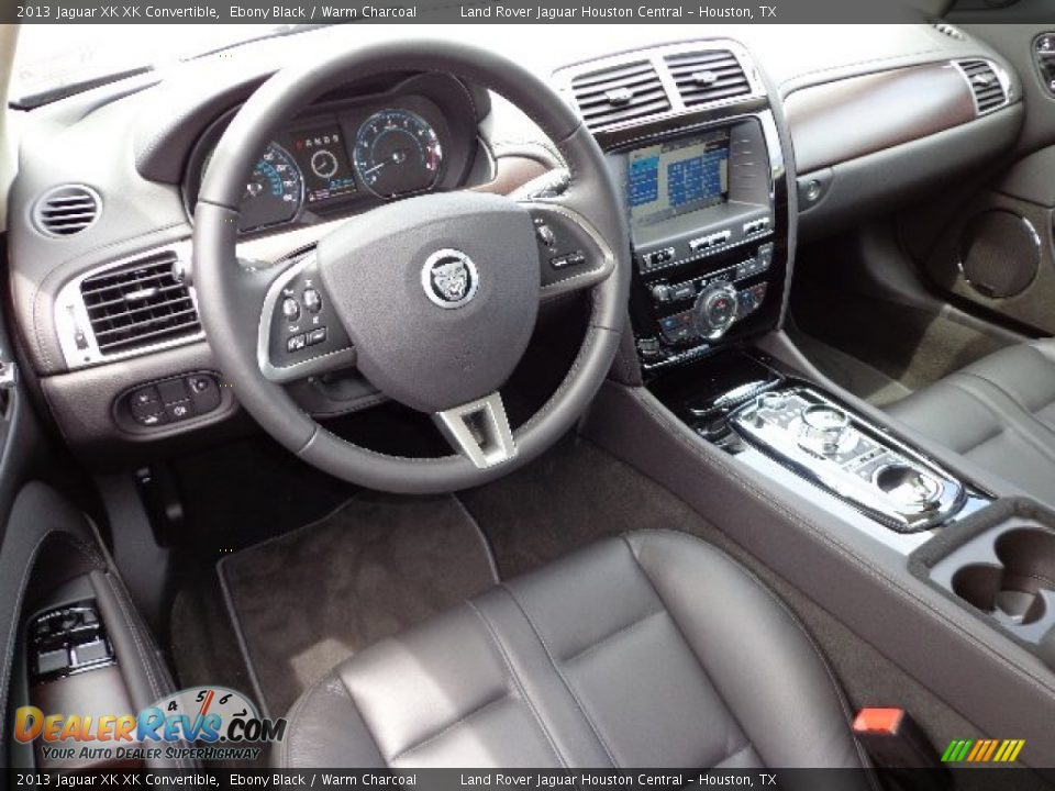 Warm Charcoal Interior - 2013 Jaguar XK XK Convertible Photo #3