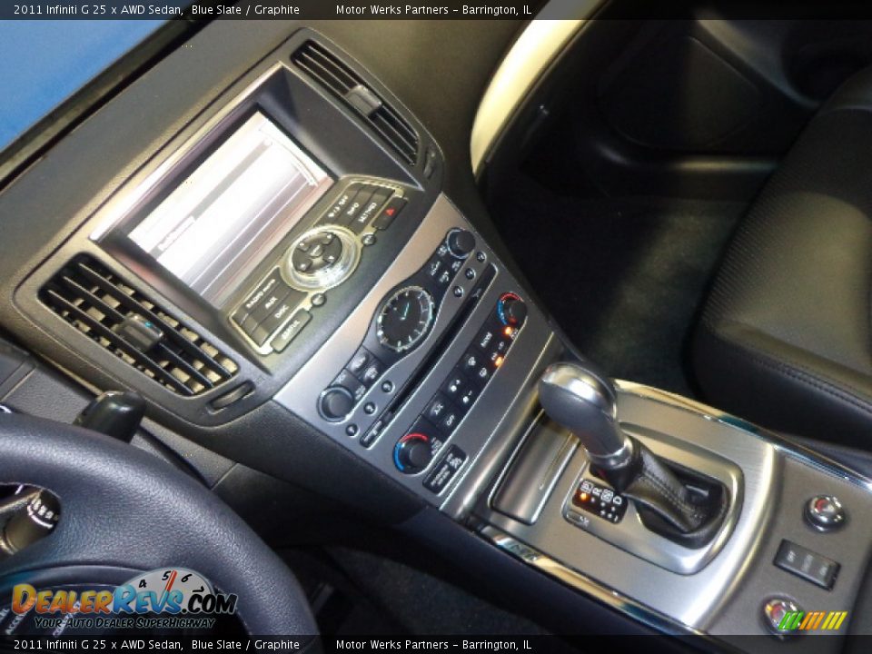 2011 Infiniti G 25 x AWD Sedan Blue Slate / Graphite Photo #18