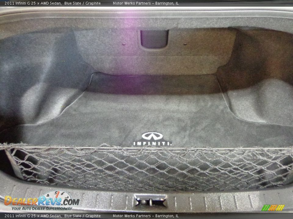 2011 Infiniti G 25 x AWD Sedan Blue Slate / Graphite Photo #24