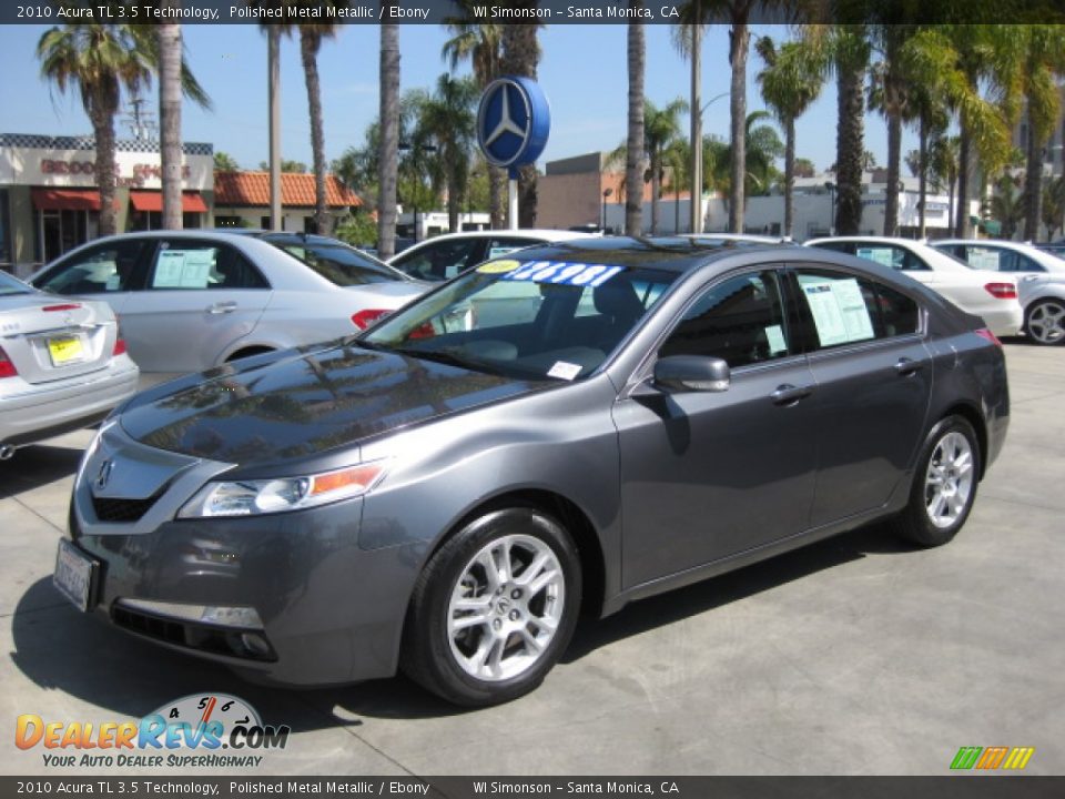 2010 Acura TL 3.5 Technology Polished Metal Metallic / Ebony Photo #5