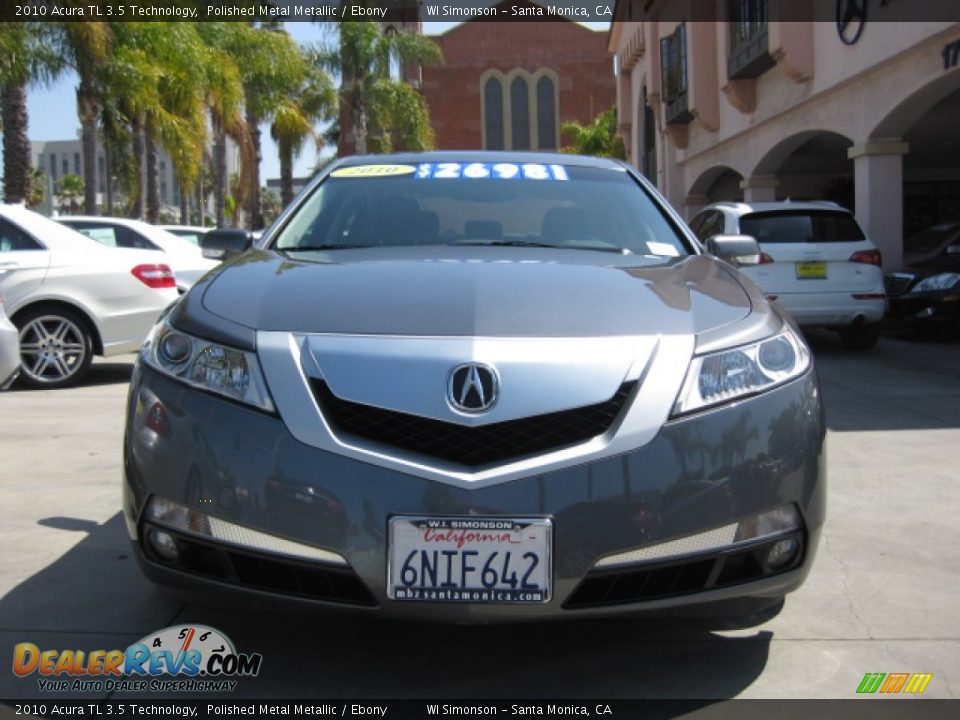 2010 Acura TL 3.5 Technology Polished Metal Metallic / Ebony Photo #6
