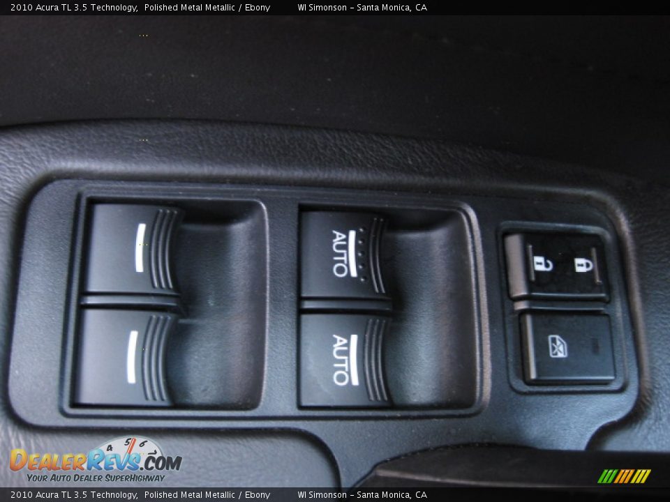 2010 Acura TL 3.5 Technology Polished Metal Metallic / Ebony Photo #8