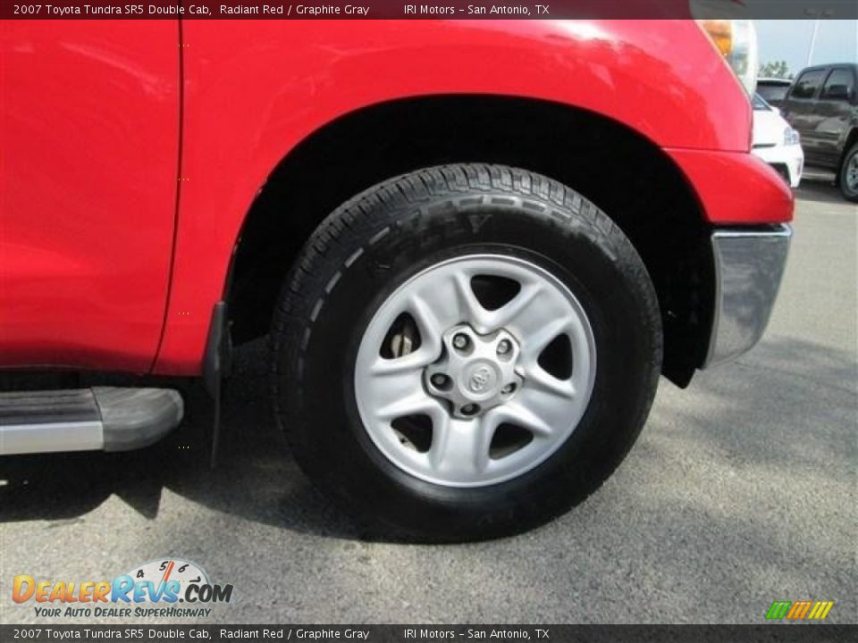 2007 Toyota Tundra SR5 Double Cab Radiant Red / Graphite Gray Photo #8