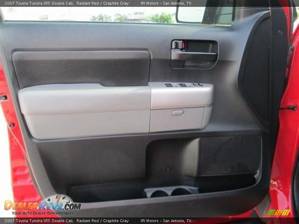 2007 Toyota Tundra SR5 Double Cab Radiant Red / Graphite Gray Photo #9