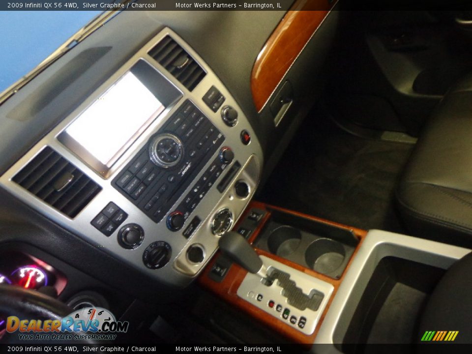 2009 Infiniti QX 56 4WD Silver Graphite / Charcoal Photo #5