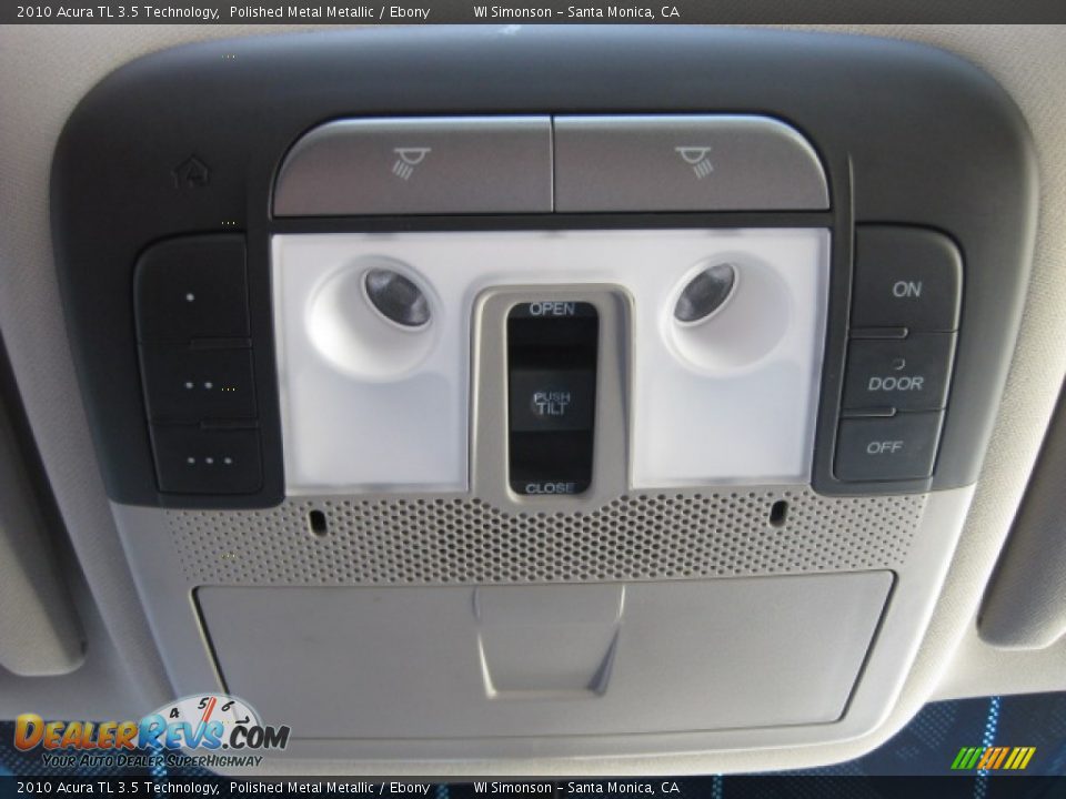 2010 Acura TL 3.5 Technology Polished Metal Metallic / Ebony Photo #16